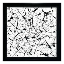 Crosby St Glass Framed Abstract Print Wall Art, 31"