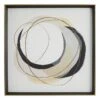 Crosby St Glass Framed Abstract Print Wall Art, 32" -Luxeframe Shop crosby st glass framed abstract print wall art 32