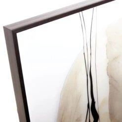 Crosby St Glass Framed Modern Abstract Print Wall Art, 25" -Luxeframe Shop crosby st glass framed modern abstract print wall art 25 2