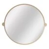 Crosby St Gold Metal Studio Round Wall Mirror, 24" -Luxeframe Shop crosby st gold metal studio round wall mirror 24