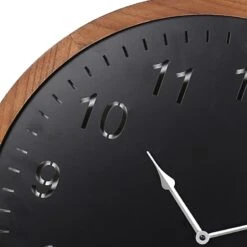 Crosby St Metal & Wood Wall Clock, 24" -Luxeframe Shop crosby st metal wood wall clock 24 1