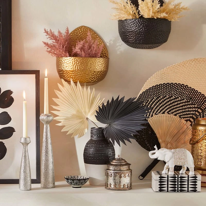 Crosby St Textured Black Wall Planter, 10x12 2 Crosby St Textured Black Wall Planter, 10x12 - Image 2