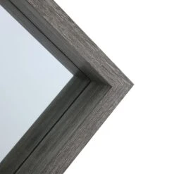 Dark Grey Wood Deep Frame Leaner Mirror, 24x58 -Luxeframe Shop dark grey wood deep frame leaner mirror 24x58 3