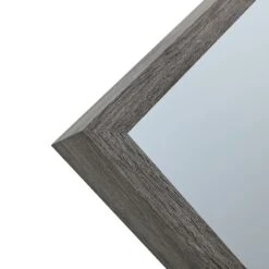 Dark Grey Wood Deep Frame Leaner Mirror, 24x58 -Luxeframe Shop dark grey wood deep frame leaner mirror 24x58 4