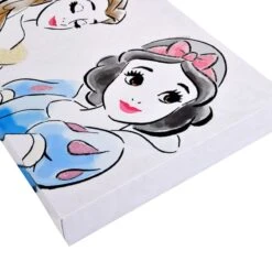 Disney Princesses Watercolor Canvas Wall Art, 36x9 -Luxeframe Shop disney princesses watercolor canvas wall art 36x9 3