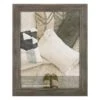 Distressed Grey Scoop Profile Wall Frame, 11x14