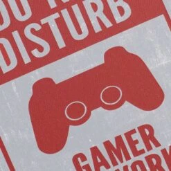 Do Not Disturb Gamer At Work Canvas Wall Art, 10x12 -Luxeframe Shop do not disturb gamer at work canvas wall art 10x12 6