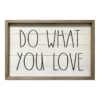 Do What You Love Wall Sign, 24x16 -Luxeframe Shop do what you love wall sign 24x16 1