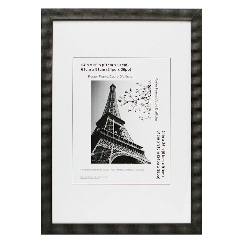Dotty Pewter Poster Frame, 24x36 1 Dotty Pewter Poster Frame, 24x36