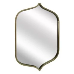 Double Teardrop Wall Mirror, 22x32