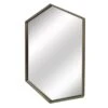 Elongated Hexagon Wall Mirror, 22x31 3 Elongated Hexagon Wall Mirror, 22x31 -Luxeframe Shop elongated hexagon wall mirror 22x31 1