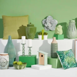 Embossed Green Metal Flower Wall Decor, 14" 5 Embossed Green Metal Flower Wall Decor, 14" -Luxeframe Shop embossed green metal flower wall decor 14 2