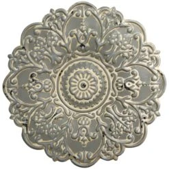 Embossed Metal Medallion Wall Decor, 13"