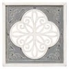 Embossed Metal & Wood Medallion Wall Decor, 16"