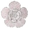 Embossed Pink Metal Flower Wall Decor, 10" -Luxeframe Shop embossed pink metal flower wall decor 10