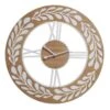 Etched Wooden Wall Clock, 24" -Luxeframe Shop etched wooden wall clock 24