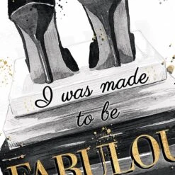 Fabulous Heels Canvas Wall Art, 20" -Luxeframe Shop fabulous heels canvas wall art 20 1