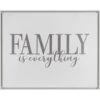 Family Is Everything Framed Textured Canvas Wall Art, 22x28