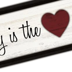Family Is The Heart Of The Home Wall Sign, 8x30 -Luxeframe Shop family is the heart of the home wall sign 8x30 2
