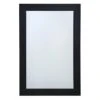 Flat Black Framed Wall Mirror, 24x36 -Luxeframe Shop flat black framed wall mirror 24x36 1