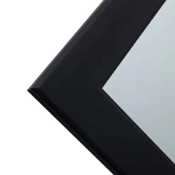Flat Black Framed Wall Mirror, 24x36 -Luxeframe Shop flat black framed wall mirror 24x36 3
