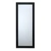 Flat Black Framed Wall Mirror, 24x58 -Luxeframe Shop flat black framed wall mirror 24x58 1