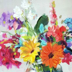 Floral Canvas Wall Art, 12x16 -Luxeframe Shop floral canvas wall art 12x16 2