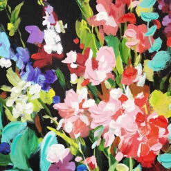 Floral Canvas Wall Art, 16" 3 Floral Canvas Wall Art, 16" -Luxeframe Shop floral canvas wall art 16 1