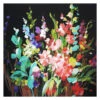 Floral Canvas Wall Art, 16" -Luxeframe Shop floral canvas wall art 16