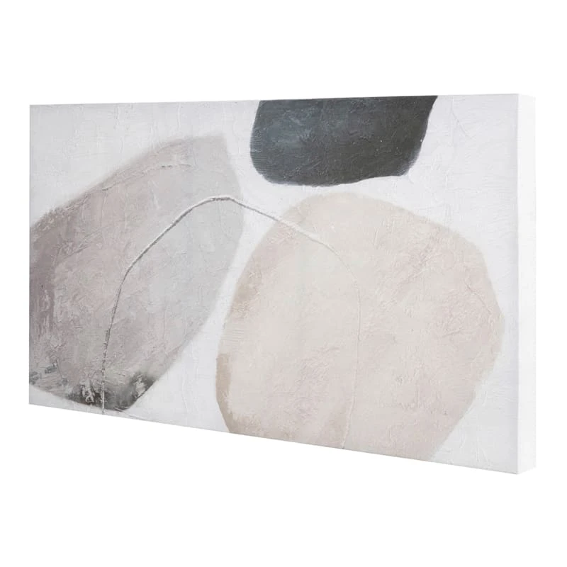 Found & Fable Circle Canvas Wall Art, 40x20 2 Found & Fable Circle Canvas Wall Art, 40x20 - Image 2