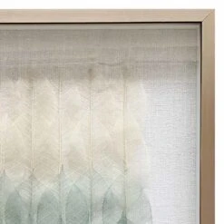 Found & Fable Glass Framed Leaves Wall Art, 21x25 -Luxeframe Shop found fable glass framed leaves wall art 21x25 3