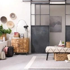 Found & Fable Handwoven Round Wall Basket, 12" -Luxeframe Shop found fable handwoven round wall basket 12 2