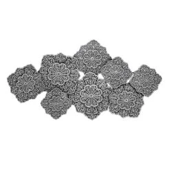 Found & Fable Metal Medallion Wall Decor, 42x22