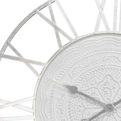 Found & Fable Metal Wall Clock, 24" 3 Found & Fable Metal Wall Clock, 24" -Luxeframe Shop found fable metal wall clock 24 1