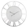Found & Fable Metal Wall Clock, 24" -Luxeframe Shop found fable metal wall clock 24