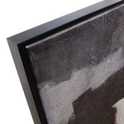 Found & Fable Silver Buddha Canvas Wall Art, 40x30 -Luxeframe Shop found fable silver buddha canvas wall art 40x30 3