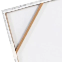 Found & Fable Silver Buddha Canvas Wall Art, 40x30 -Luxeframe Shop found fable silver buddha canvas wall art 40x30 9