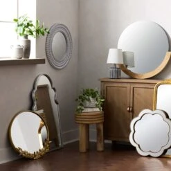 Found & Fable Silver Ornate Wall Mirror, 20x36 7 Found & Fable Silver Ornate Wall Mirror, 20x36 -Luxeframe Shop found fable silver ornate wall mirror 20x36 3