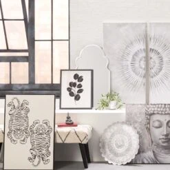 Found & Fable Silver Ornate Wall Mirror, 20x36 8 Found & Fable Silver Ornate Wall Mirror, 20x36 -Luxeframe Shop found fable silver ornate wall mirror 20x36 4