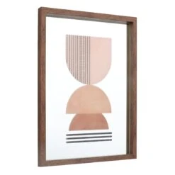 Framed Abstract Wall Mirror, 17x21 -Luxeframe Shop framed abstract wall mirror 17x21 2