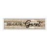 Framed Be Our Guest Textured Wall Sign, 8x30 -Luxeframe Shop framed be our guest textured wall sign 8x30 1