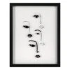 Framed Face Wall Art, 11x14 -Luxeframe Shop framed face wall art 11x14 1