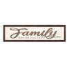Framed Family Makes This House A Home Wall Sign, 8x30 -Luxeframe Shop framed family makes this house a home wall sign 8x30 1