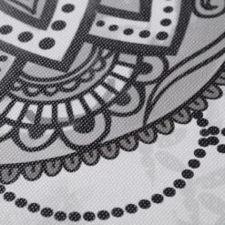 Framed Grey Mandala Elephant Canvas Wall Art, 20x16 -Luxeframe Shop framed grey mandala elephant canvas wall art 20x16 3