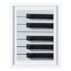Framed Piano Wall Art, 11x14