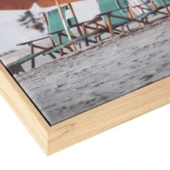 Framed Teal Chairs Canvas Wall Art, 16x20 -Luxeframe Shop framed teal chairs canvas wall art 16x20 5