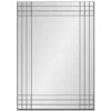 Frameless Grid Wall Mirror, 24x36 -Luxeframe Shop frameless grid wall mirror 24x36 1