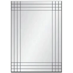 Frameless Wall Mirror, 20x28