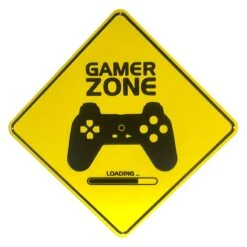 Game Zone Embossed Metal Wall Decor, 13"