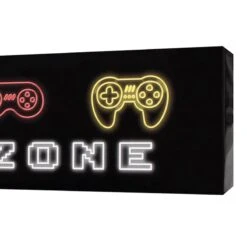 Gaming Zone High Gloss Canvas Wall Decor, 36x8 -Luxeframe Shop gaming zone high gloss canvas wall decor 36x8 7
